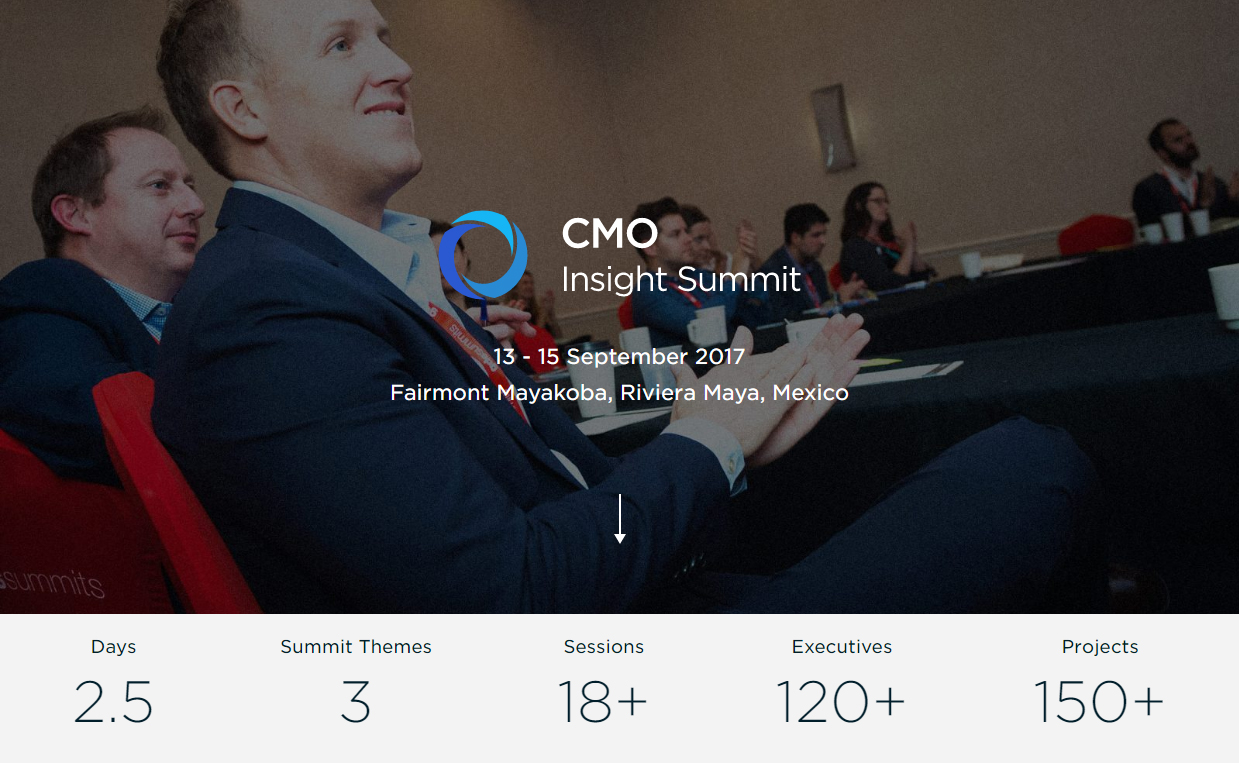 CMO Insight Summit sept 2017
